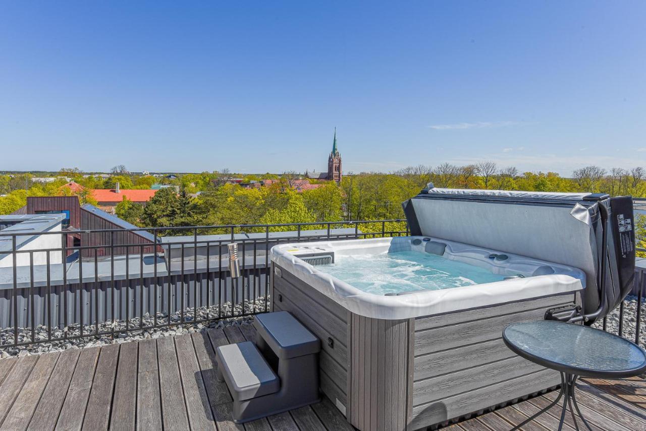 Sea View Penthouse Terrace Palanga Old Town公寓 外观 照片