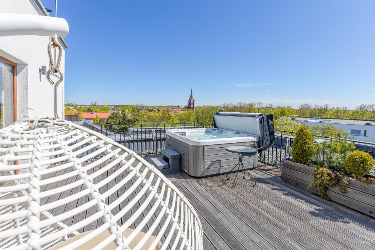 Sea View Penthouse Terrace Palanga Old Town公寓 外观 照片