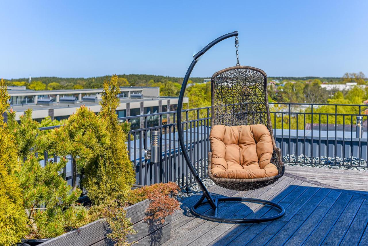 Sea View Penthouse Terrace Palanga Old Town公寓 外观 照片