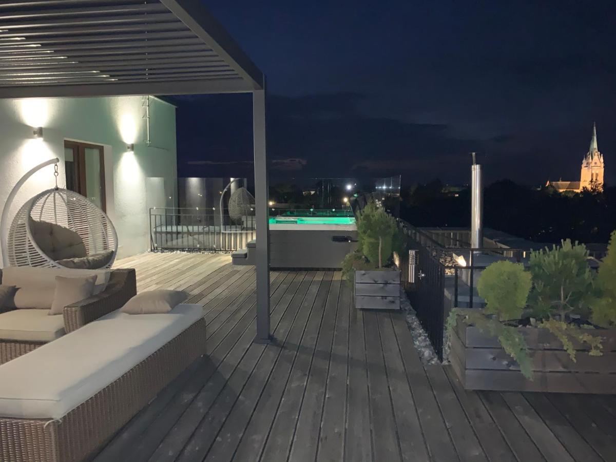 Sea View Penthouse Terrace Palanga Old Town公寓 外观 照片