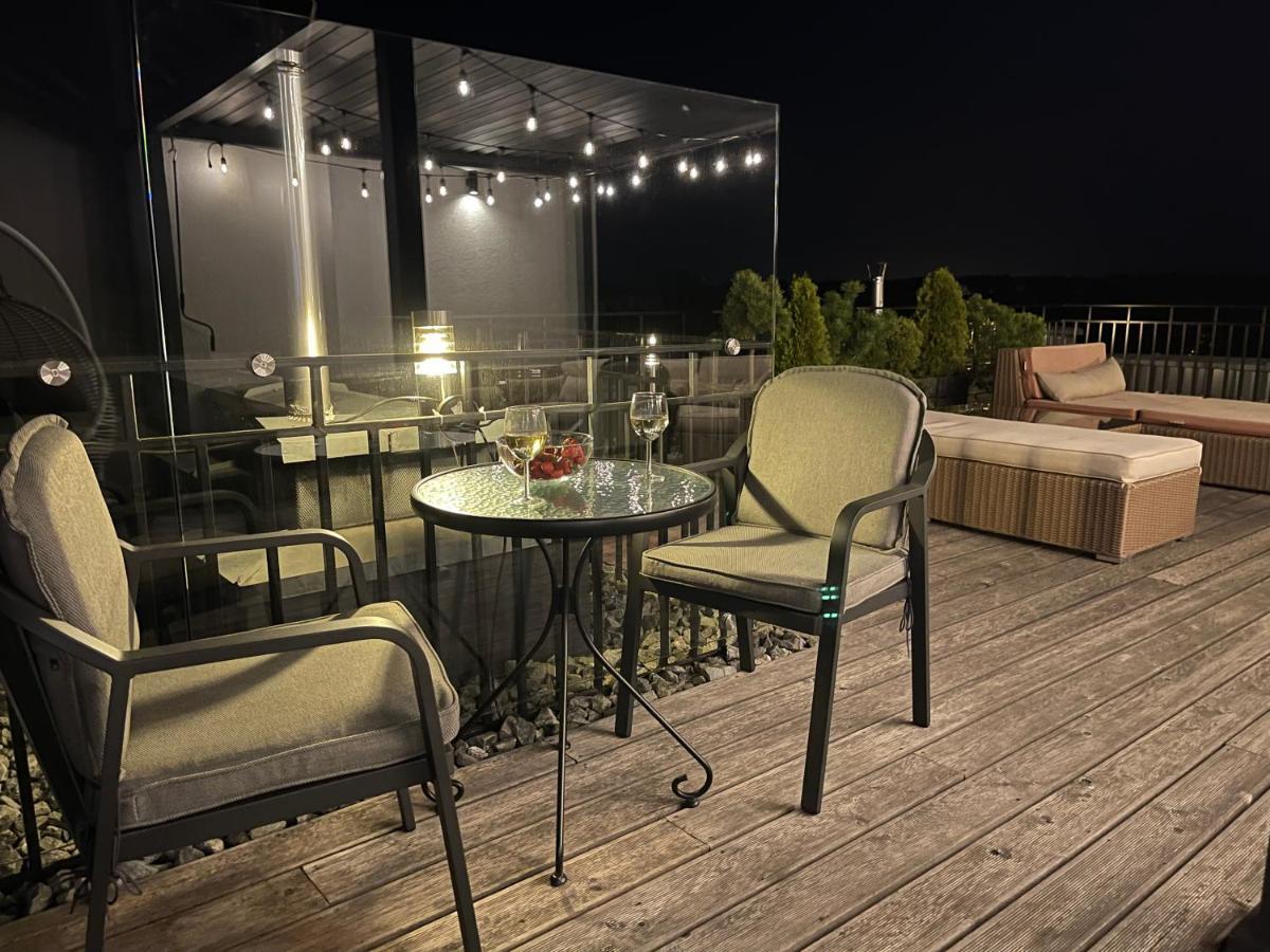 Sea View Penthouse Terrace Palanga Old Town公寓 外观 照片