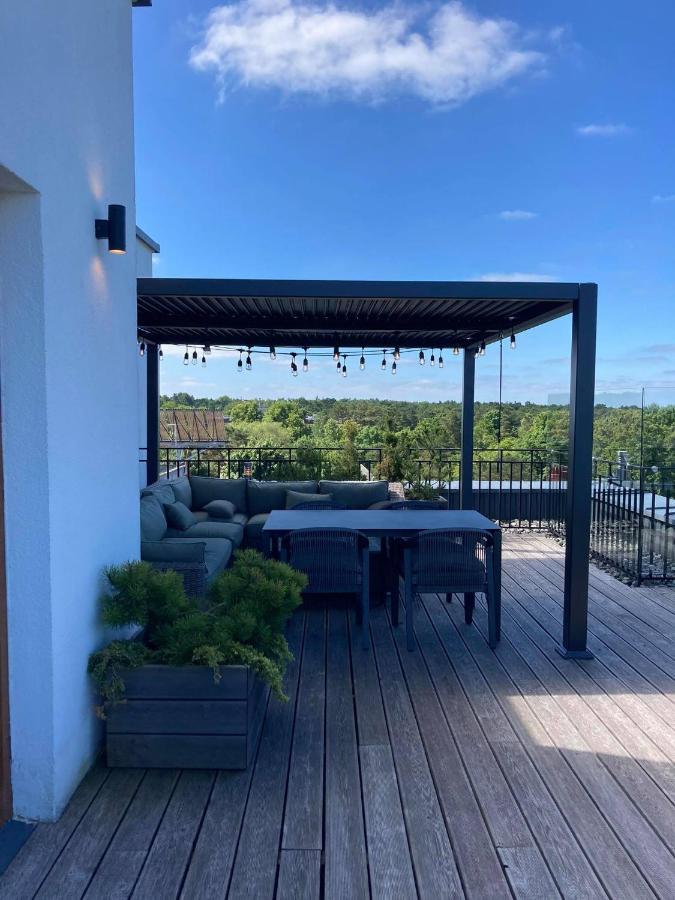 Sea View Penthouse Terrace Palanga Old Town公寓 外观 照片