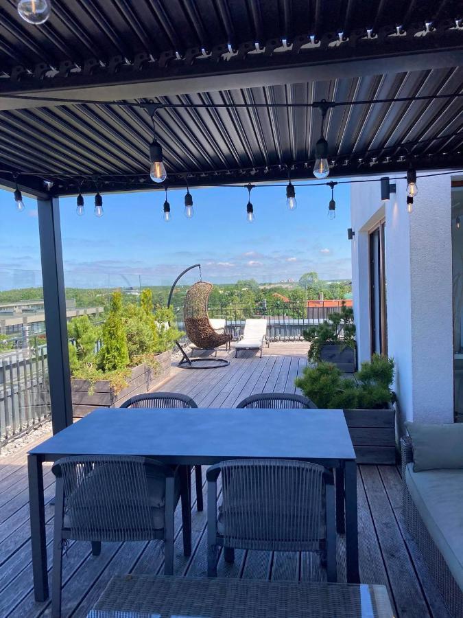 Sea View Penthouse Terrace Palanga Old Town公寓 外观 照片