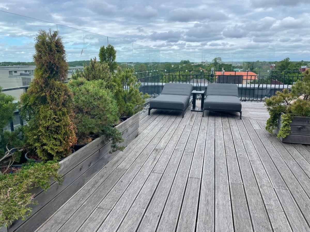 Sea View Penthouse Terrace Palanga Old Town公寓 外观 照片