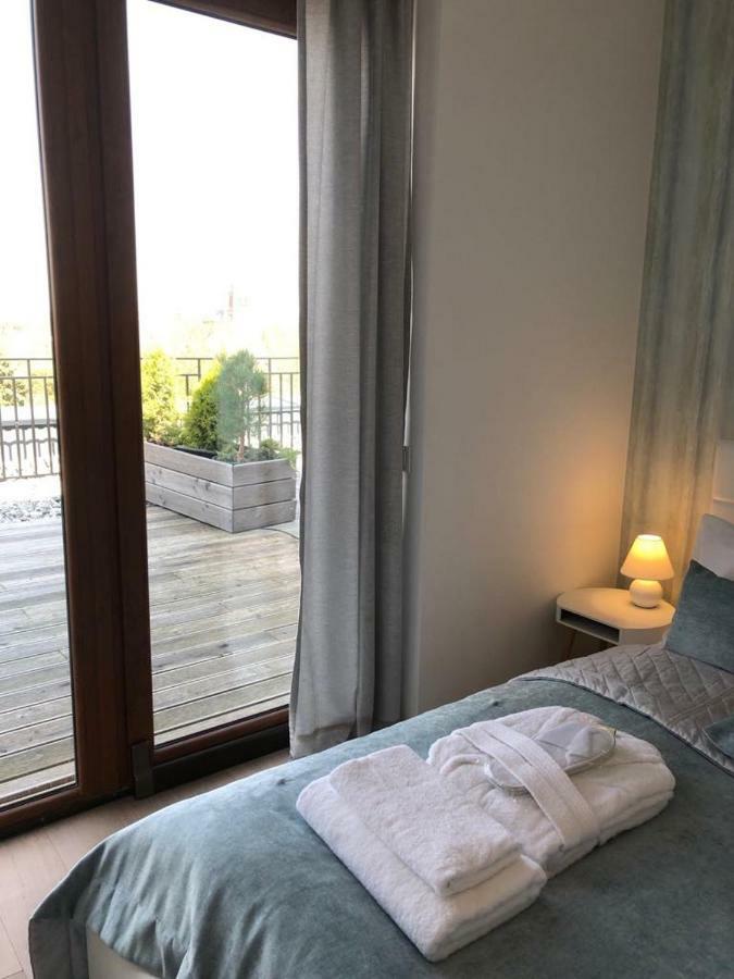 Sea View Penthouse Terrace Palanga Old Town公寓 外观 照片