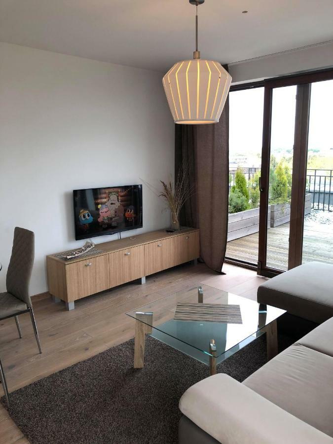 Sea View Penthouse Terrace Palanga Old Town公寓 外观 照片