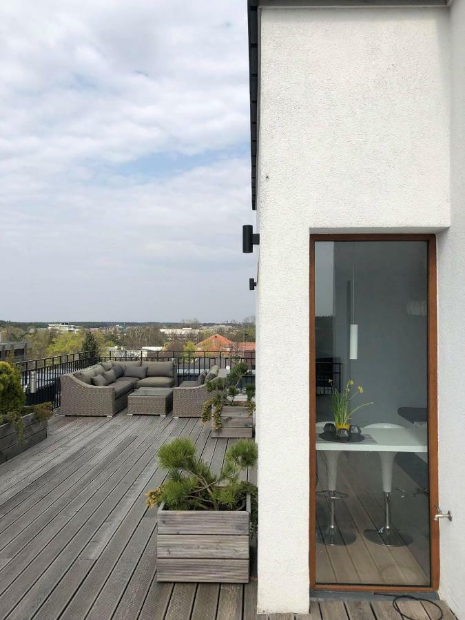 Sea View Penthouse Terrace Palanga Old Town公寓 外观 照片