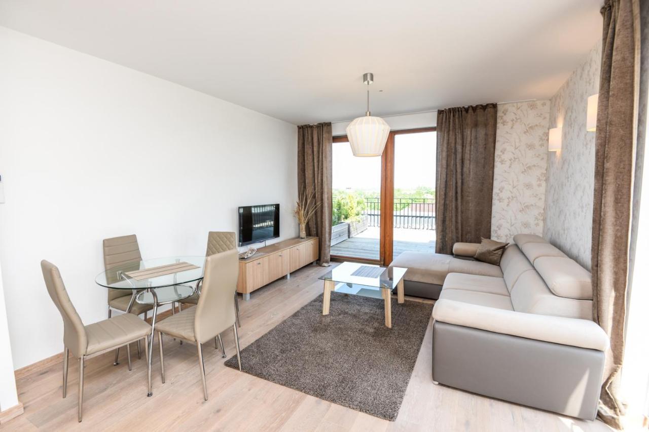 Sea View Penthouse Terrace Palanga Old Town公寓 外观 照片